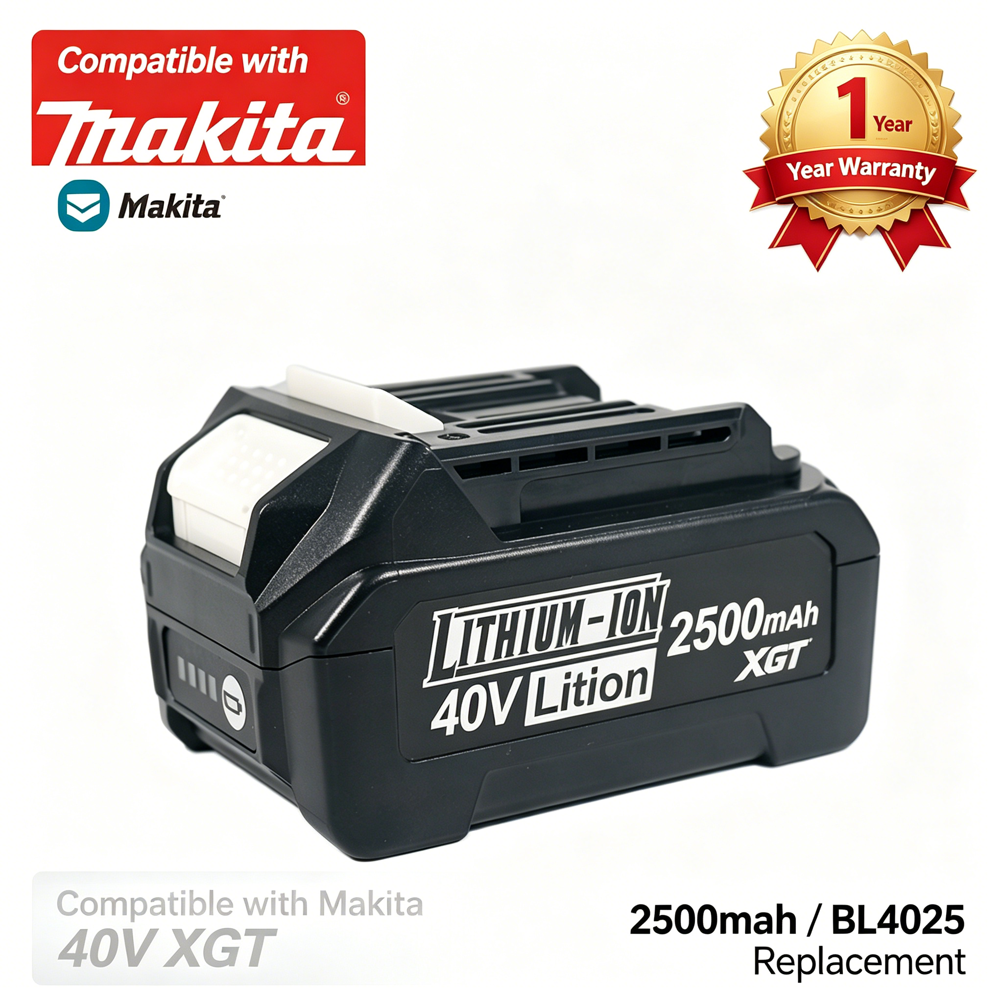 Makita Power Tools Xgt - For Makita 40V XGT 2500mah 18650