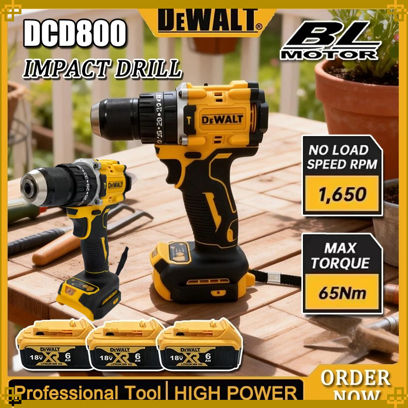 Power Tools Safety - Dewalt DCD800 Cordless Impact Drill 2000RPM