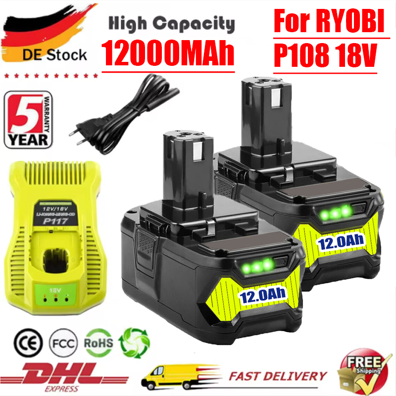 Power Tools Ryobi - For RYOBI 18V lithium battery p08/p1078