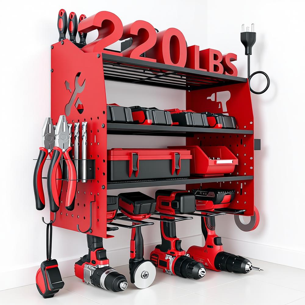 Power Tools Station - Power Tool Organizer Wall Mount with