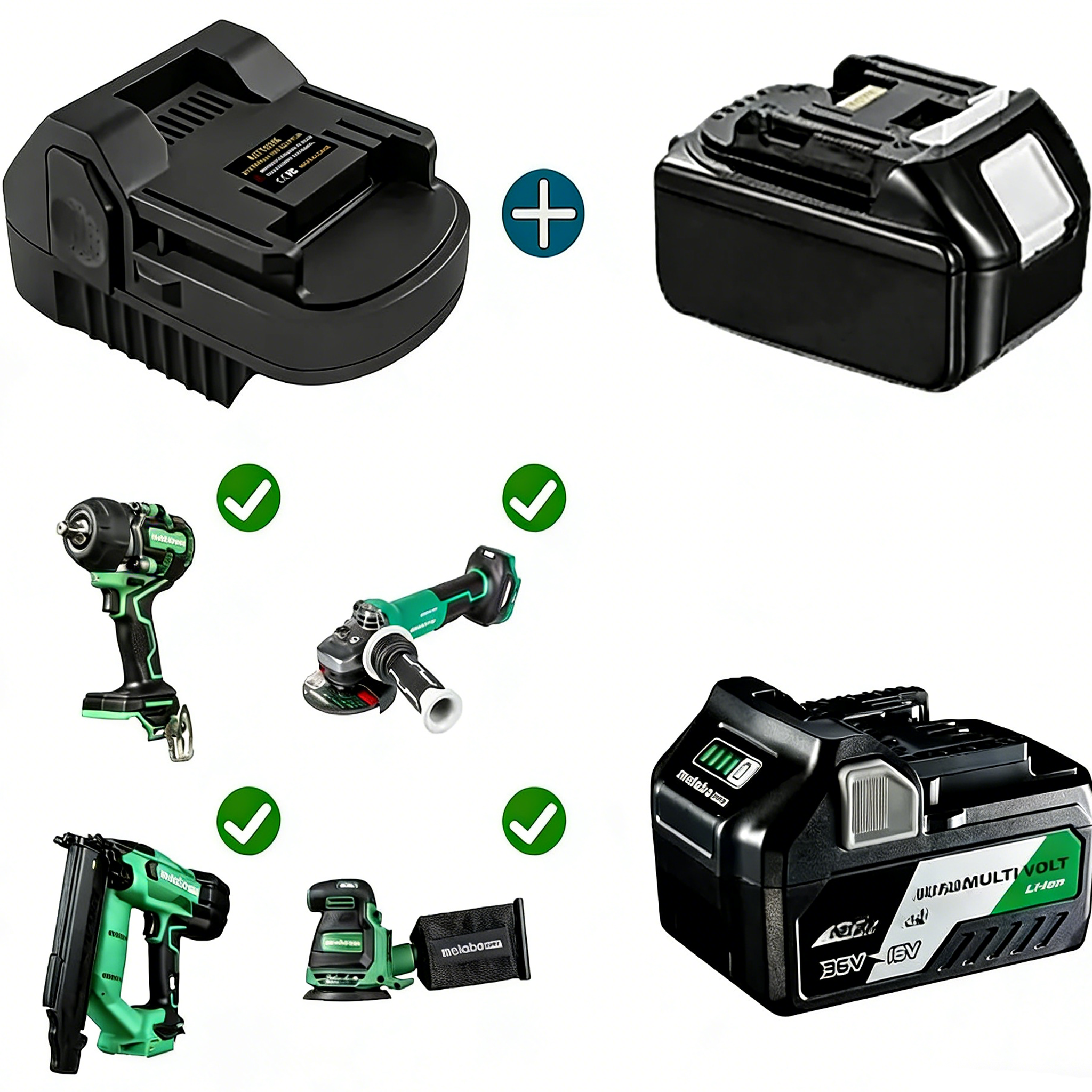 Converter for Makita to for Hi - Power Tools Hikoki 评论和价格