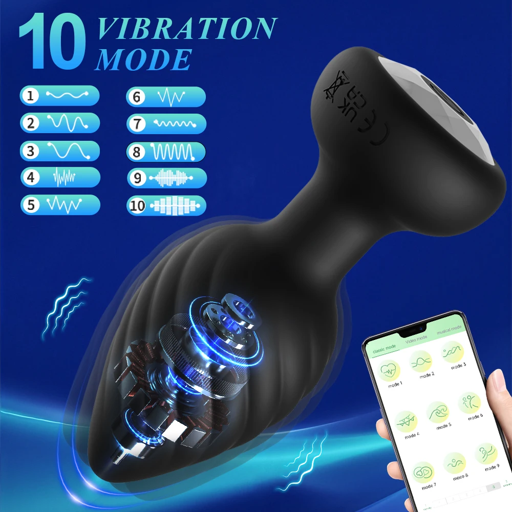 Anal Plug Vibrator APP Bluetoo - Power Tools App 评论和价格