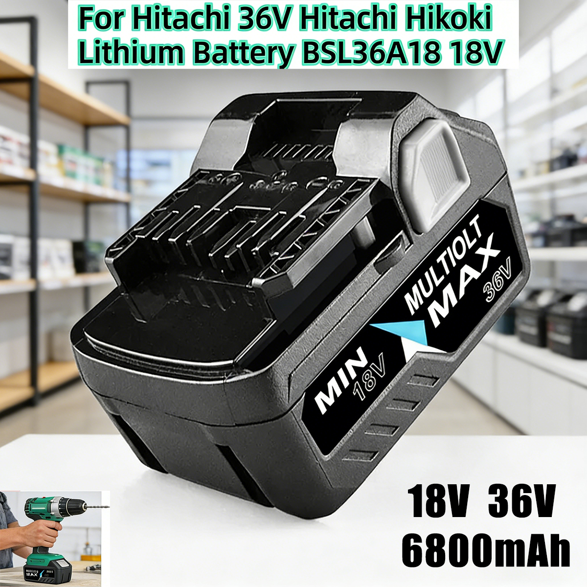 For Hitachi/HiKOKI 18V 36V Pow - Power Tools Hikoki 评论和价格