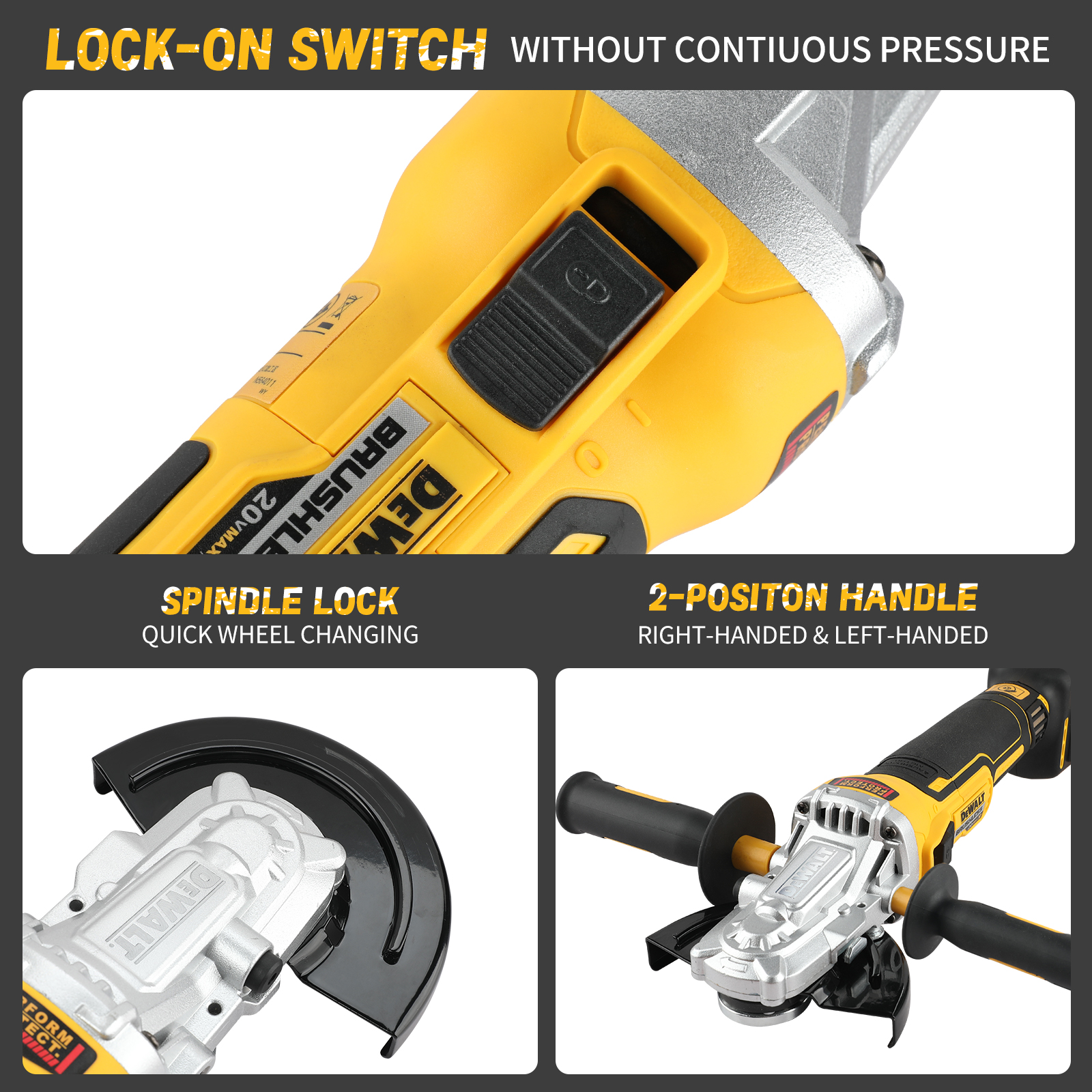 DEWALT DCG405, DCG406, DCG405F - Power Tools Dewalt 评论和价格