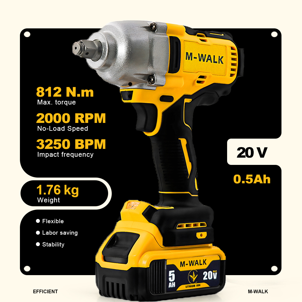Brushless Impact Wrench 812N.m - Power Tools Dewalt 评论和价格