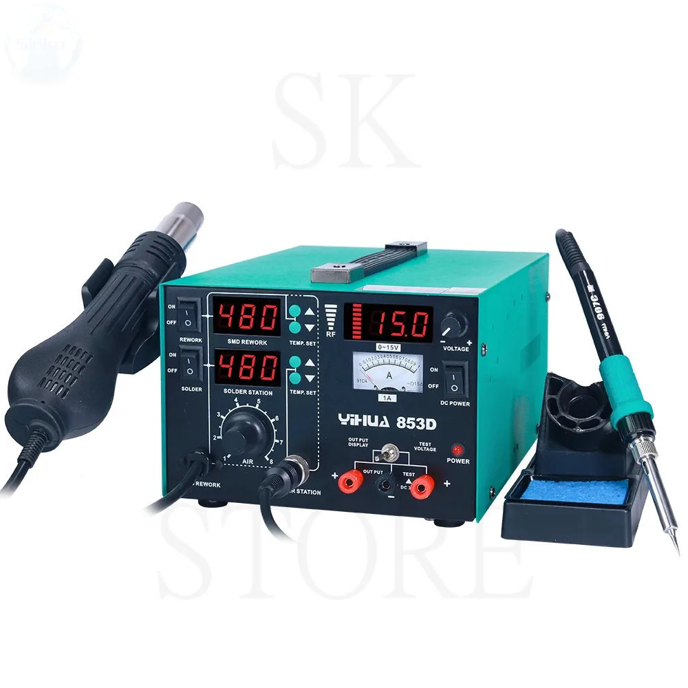 YIHUA 853D 1A 2A Soldering Iro - Power Tools Station 评论和价格