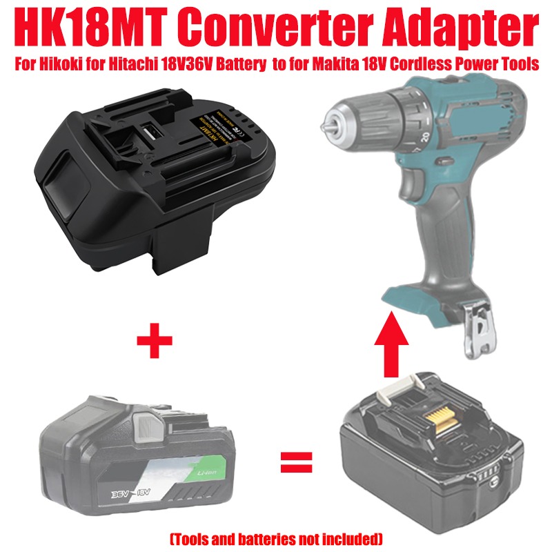 ALASICKA Battery Adapter HK18M - Power Tools Hikoki 评论和价格