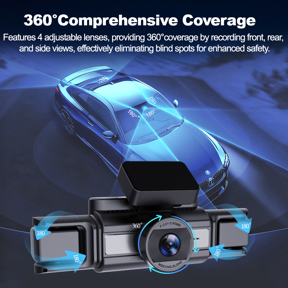 BEPOCAM 4CH 4K Dash Camera for - Power Tools Germany 评论和价格
