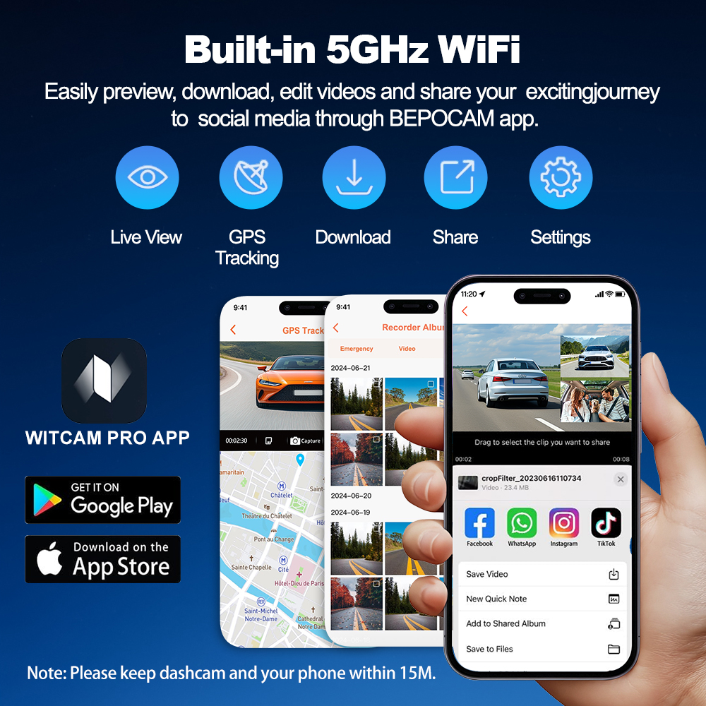 BEPOCAM 4CH 4K Dash Camera for - Power Tools Germany 评论和价格