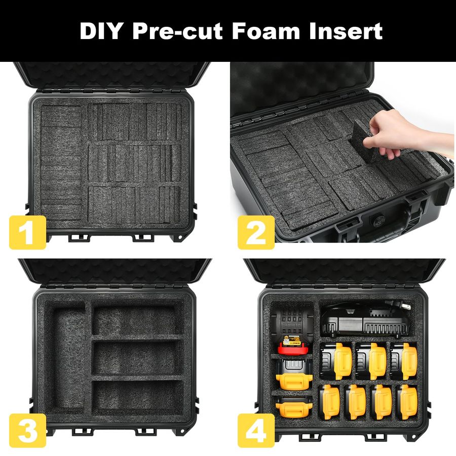 Case for Dewalt Battery amp Ch - Power Tools Ryobi 评论和价格
