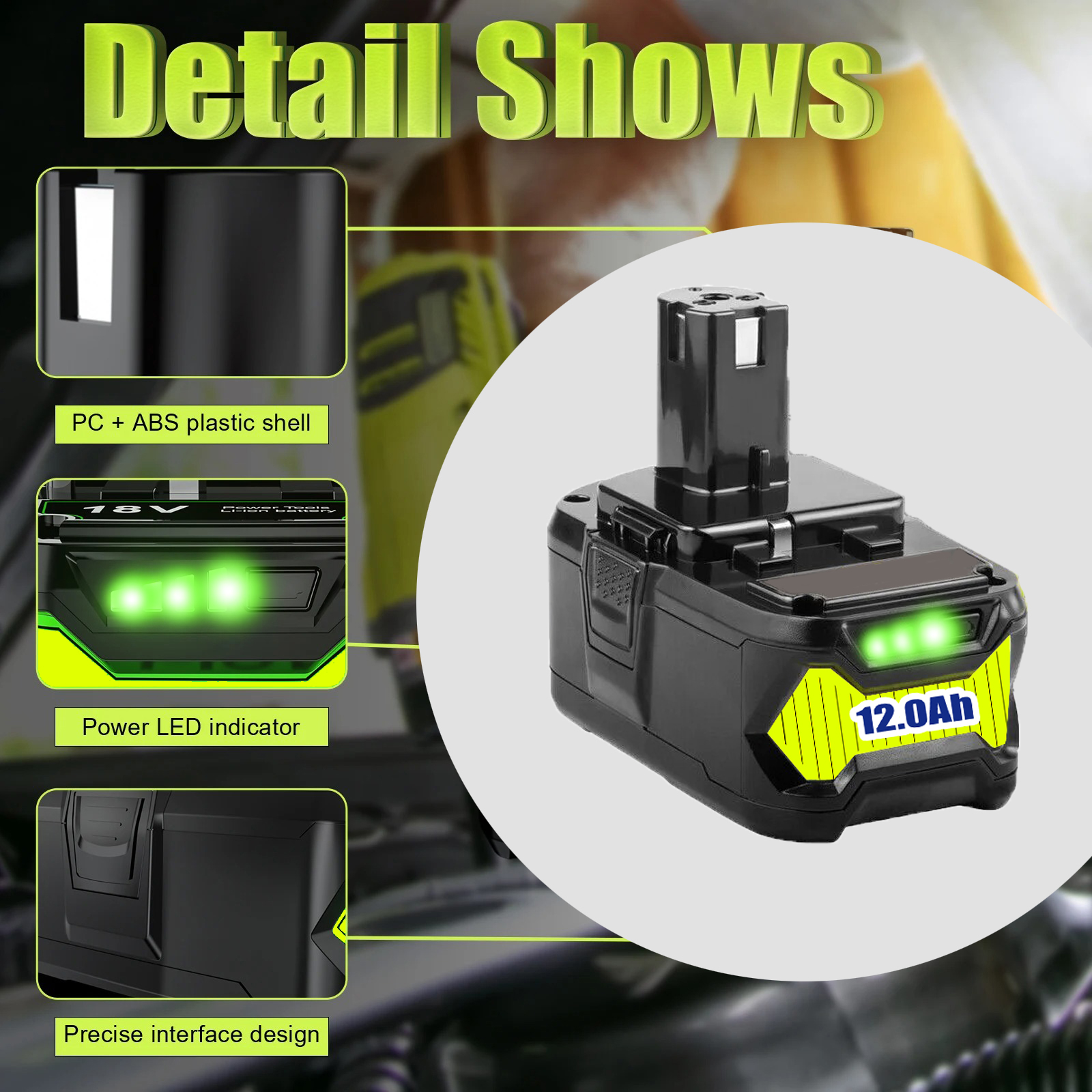 For RYOBI 18V P108 Battery One - Power Tools Ryobi 评论和价格