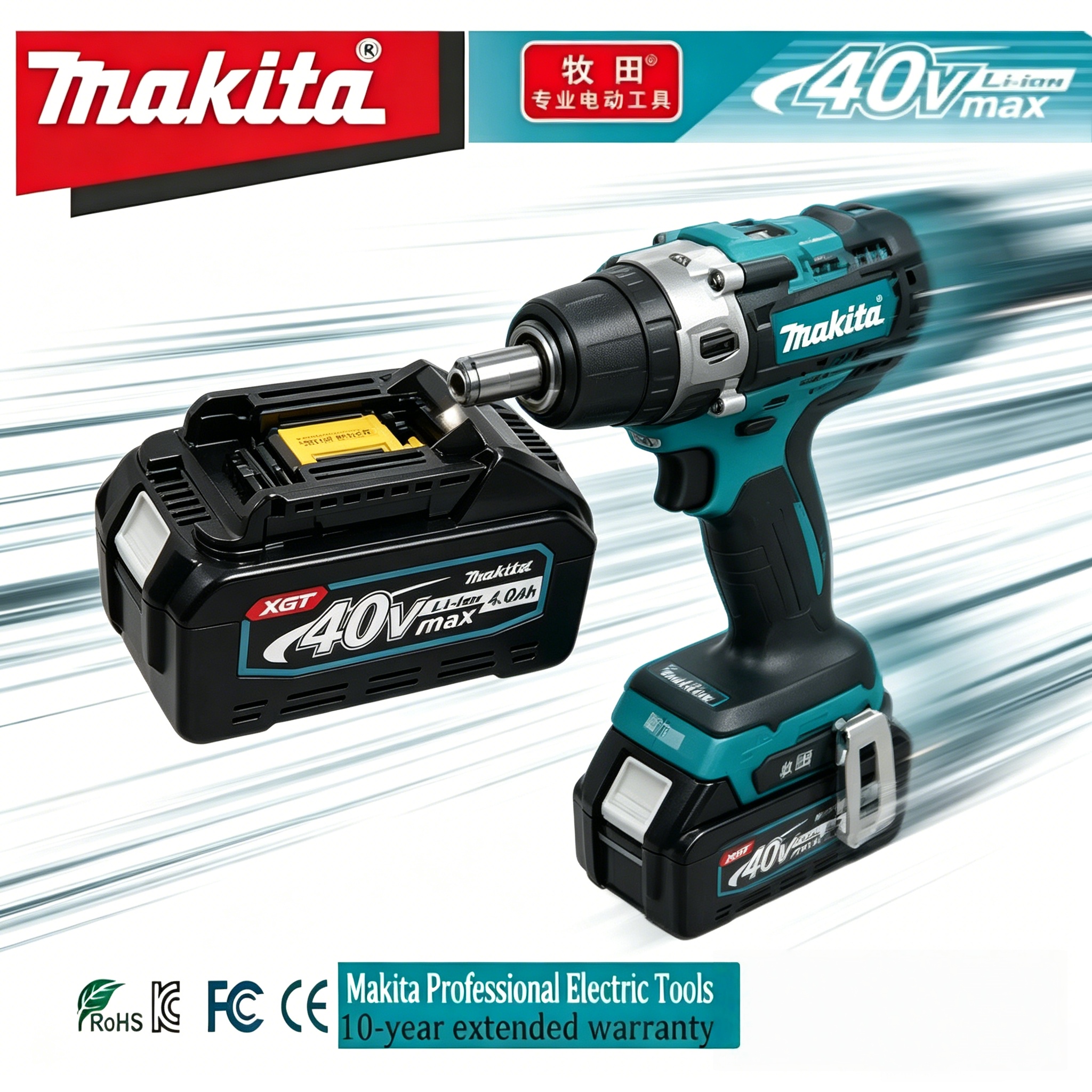 100%Makita 40V 4.0Ah XGT Lithi - Makita Power Tools Xgt 评论和价格