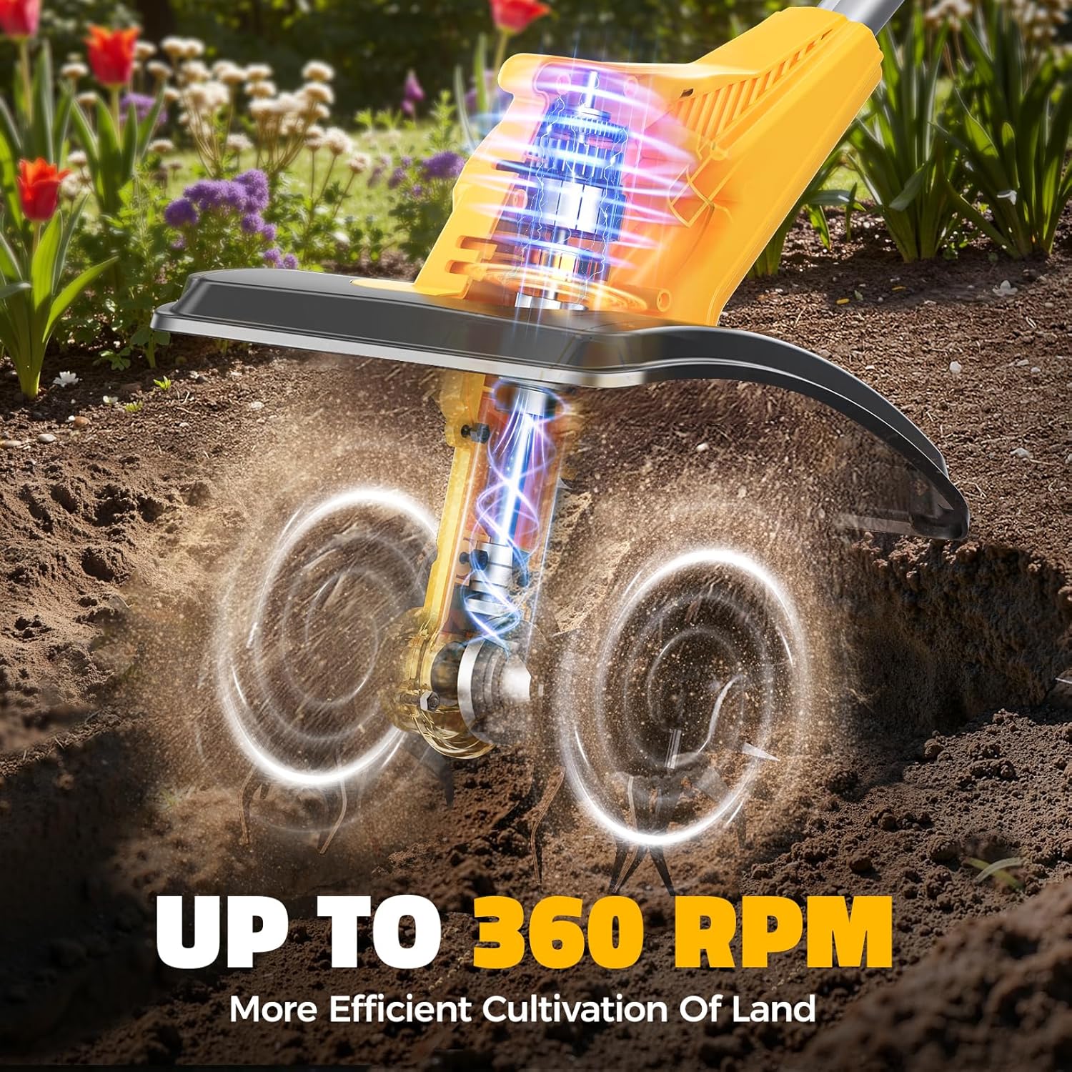 Cordless Tiller Cultivator Com - Power Tools Safety 评论和价格