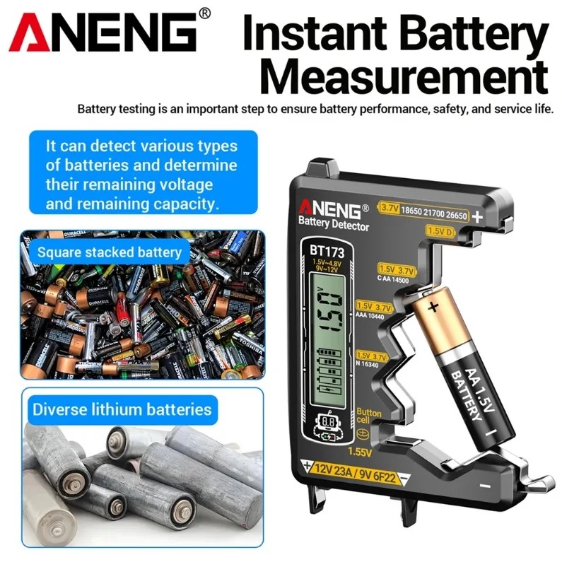 ANENG BT-173 18650 Power Analy - Health Power Tools 评论和价格