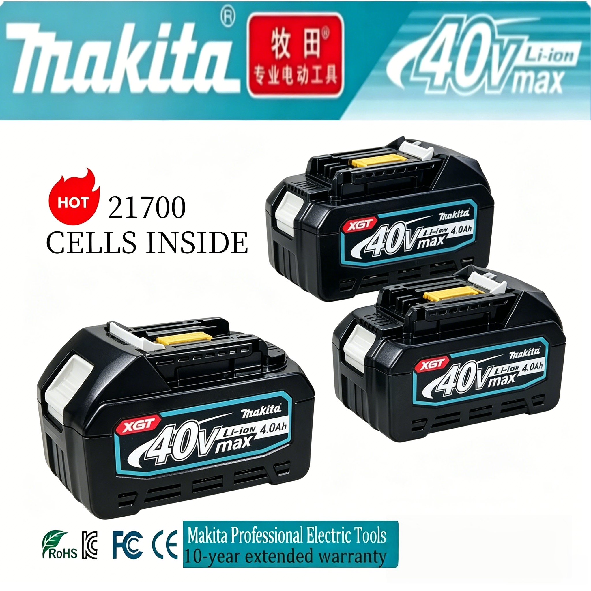 Makita Genuine BL4050F 40V 4.0 - Makita Power Tools Xgt 评论和价格
