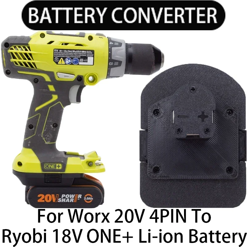 Adapter for Worx 20V 4PIN  Li- - Power Tools Ryobi 评论和价格