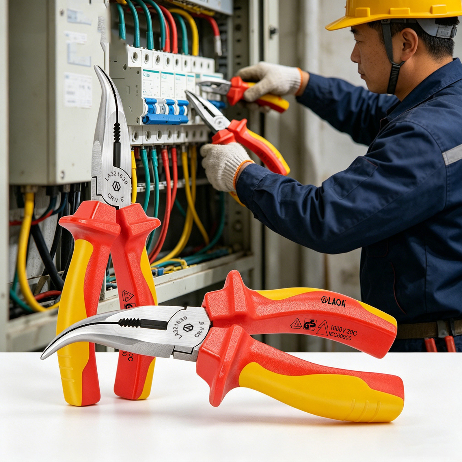 Insulated Curved Needle Nose P - Power Tools Germany 评论和价格