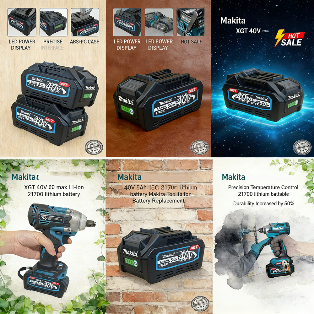 Original Makita 40V 5.0Ah 2170 - Makita Power Tools Xgt 评论和价格
