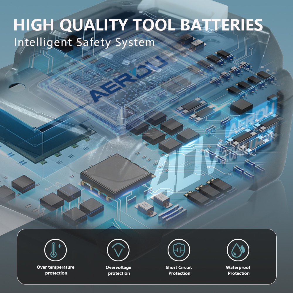AERDU 40V 3000mAh for Makita 4 - Makita Power Tools Xgt 评论和价格