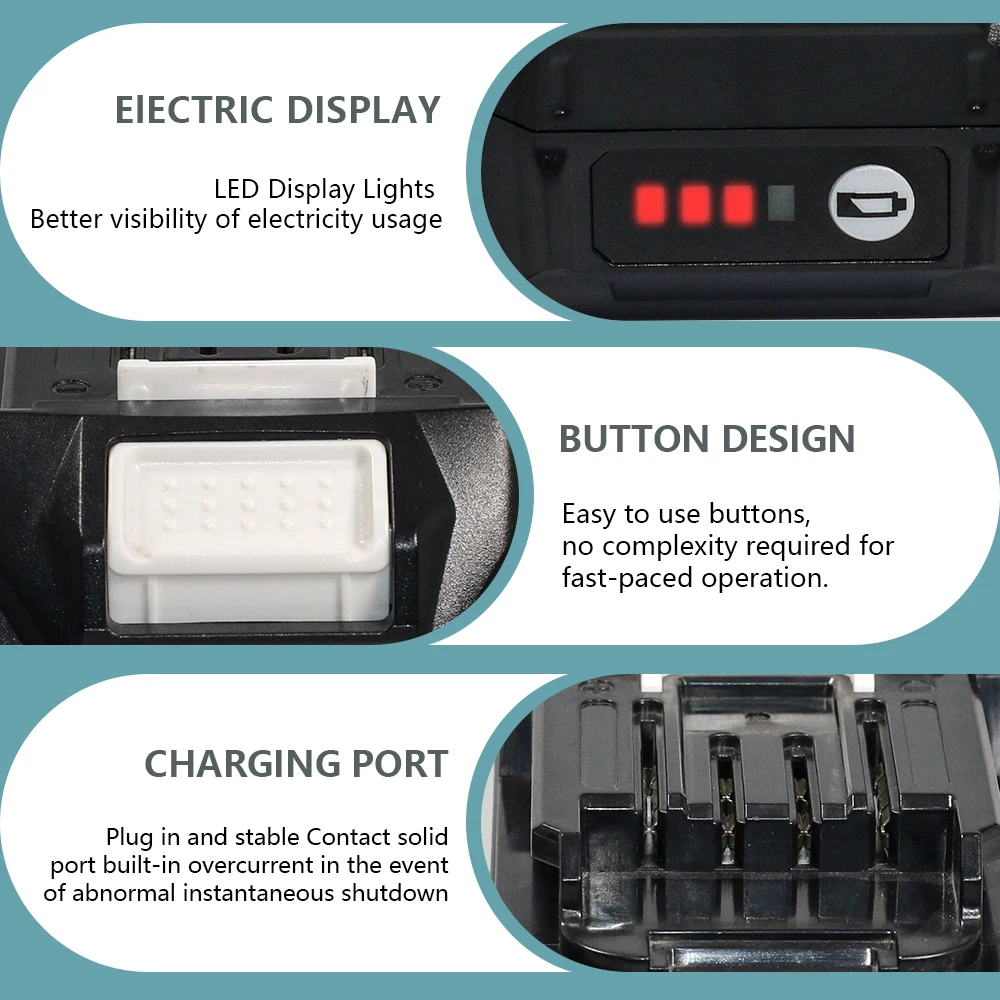AERDU 40V 3000mAh for Makita 4 - Makita Power Tools Xgt 评论和价格