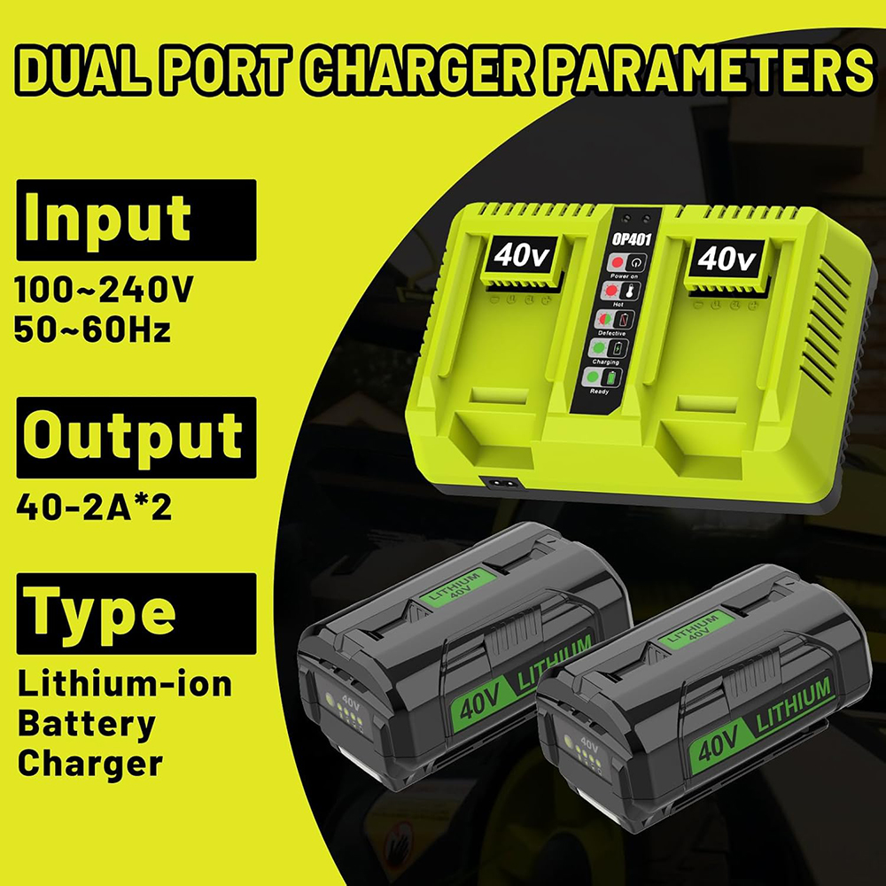 Dual 40V OP401 Power Tool Batt - Power Tools Ryobi 评论和价格
