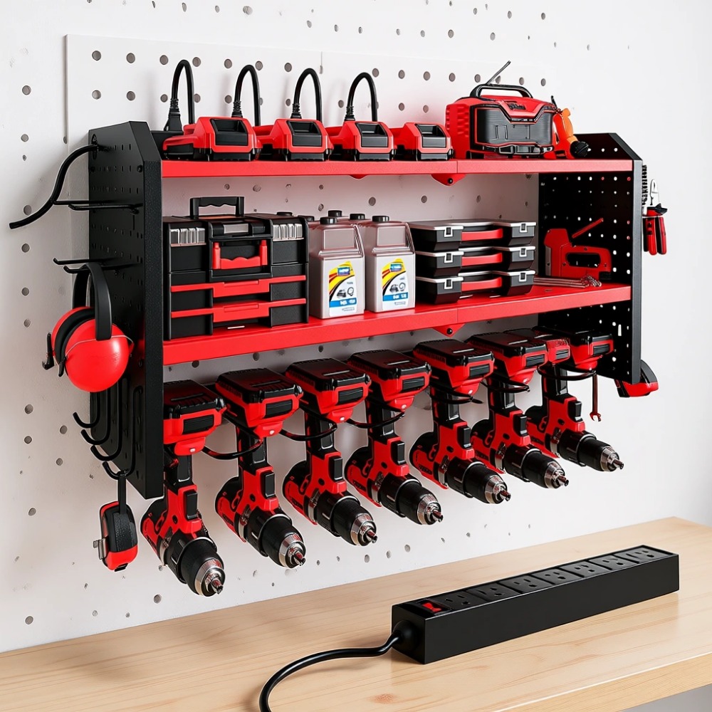 Wall Mount Power Tool Organize - Power Tools Station 评论和价格