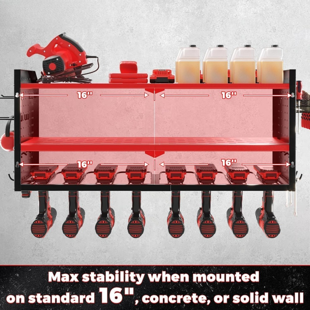 Wall Mount Power Tool Organize - Power Tools Station 评论和价格